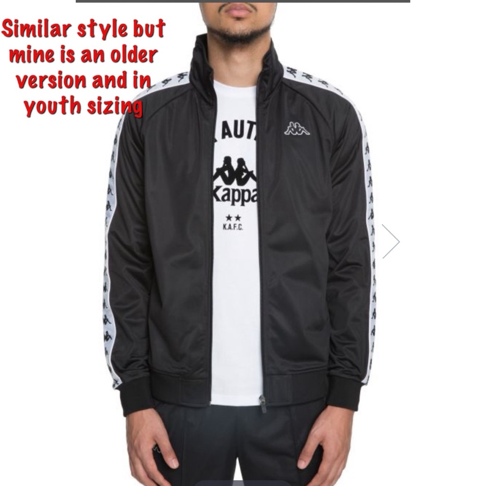 Kappa Youth Track Jacket- With Flaws